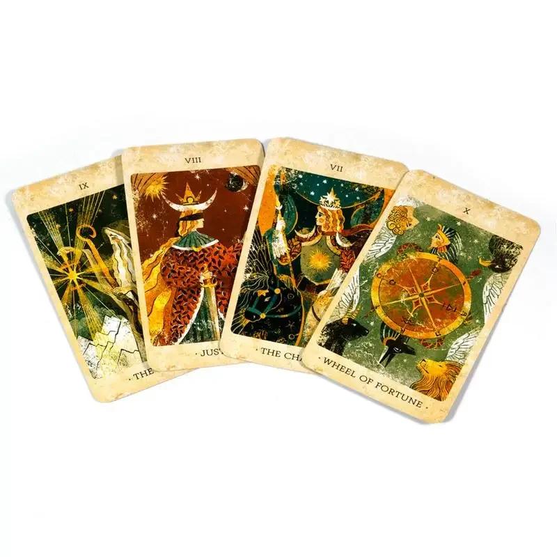 The Solar Kingdom Tarot cards A 78 Psychological Oracle Deck With Vibrant Imagery For Future And Past
