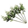 5PCS Artificial Berries Artificial Pip Berry Stems Decoration for Living Room Office White