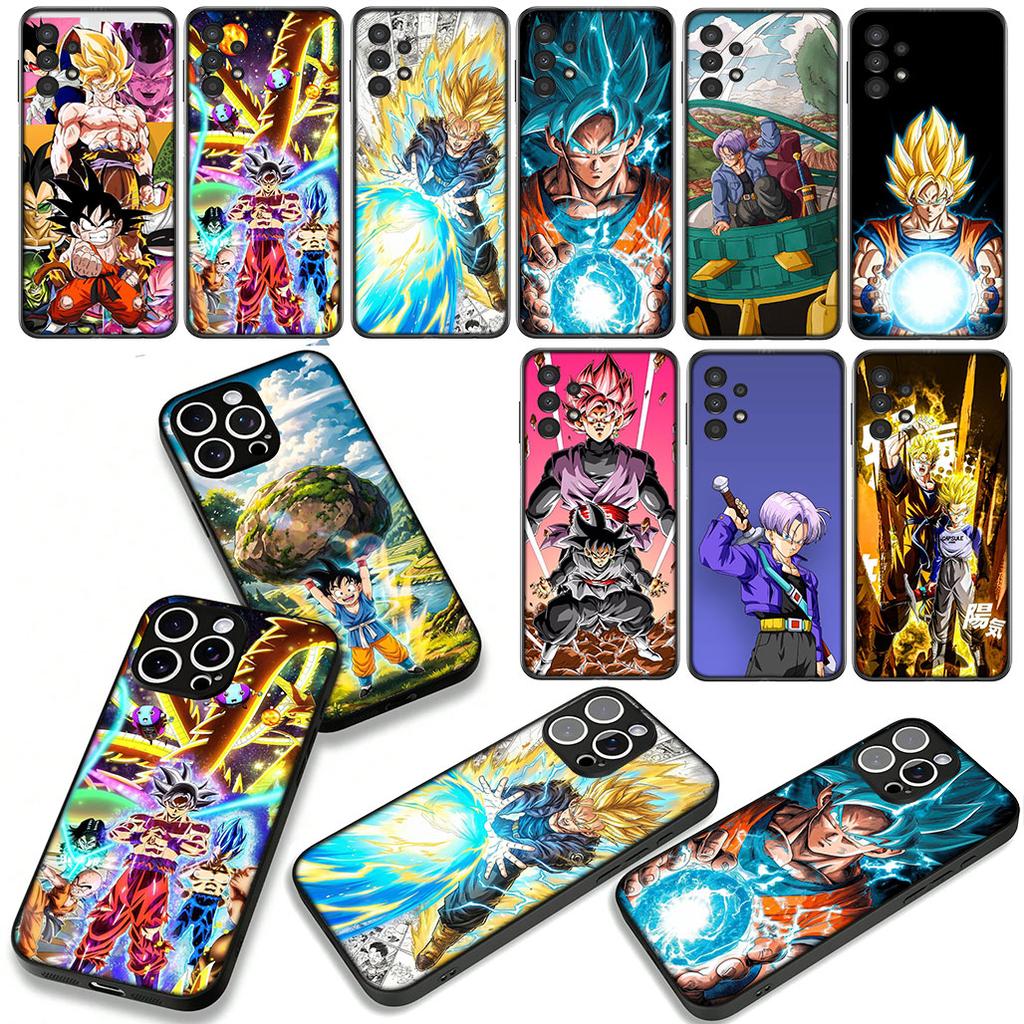 for Samsung Galaxy S25 S24 S22 S23 FE Ultra Plus A56 A05 A06 A15 A16 A55 S7 Edge Cover Case Dragon Gokus Torankusu Ball Trunks