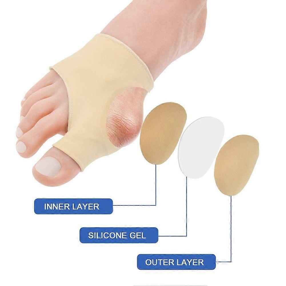 Hallux Valgus Splint, Bunion Corrector Day Night Foot Bunion Protector for Pain Relief from Corns Blisters Calluses, Relieve Pain 2 Pairs-betterlife