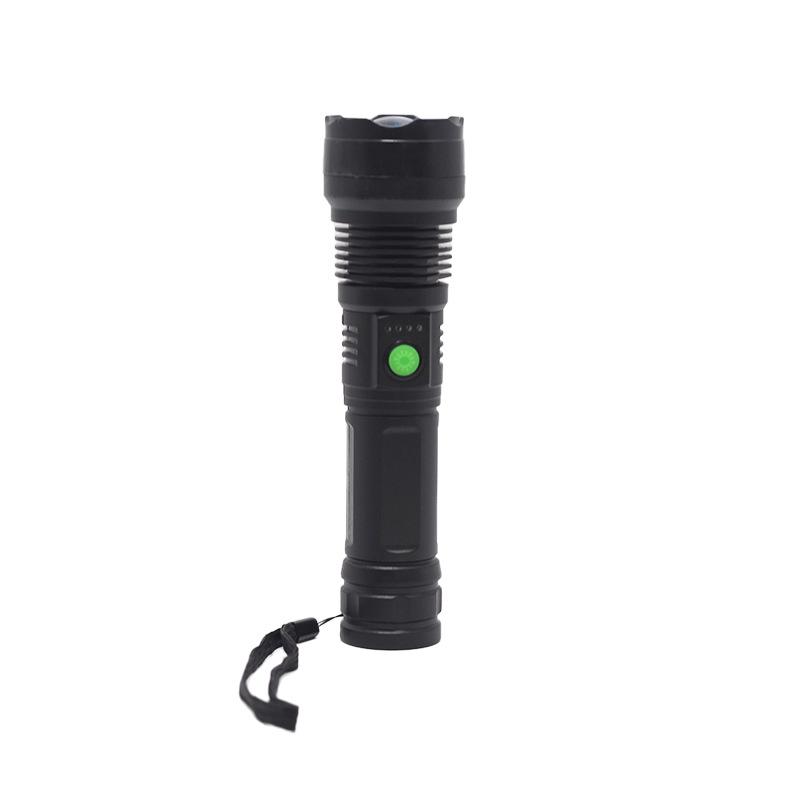 Portable High-Intensity LED Flashlight for Outdoor Camping and Patrol