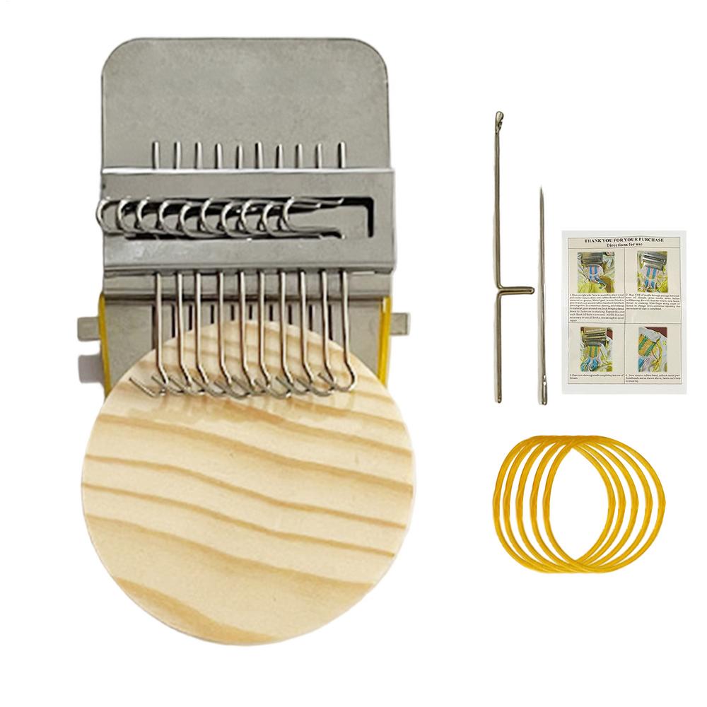 

Набір для виготовлення нашивок для початківців, набір для плетіння, набір для в язання нашивок, портативний інструмент для плетіння, набір для в язання для початківців, тканина для шиття шкарпеток