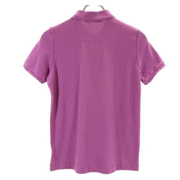 HUNTING WORLD Logo Embroidery Short Sleeve Polo Shirt S Purple Women Used