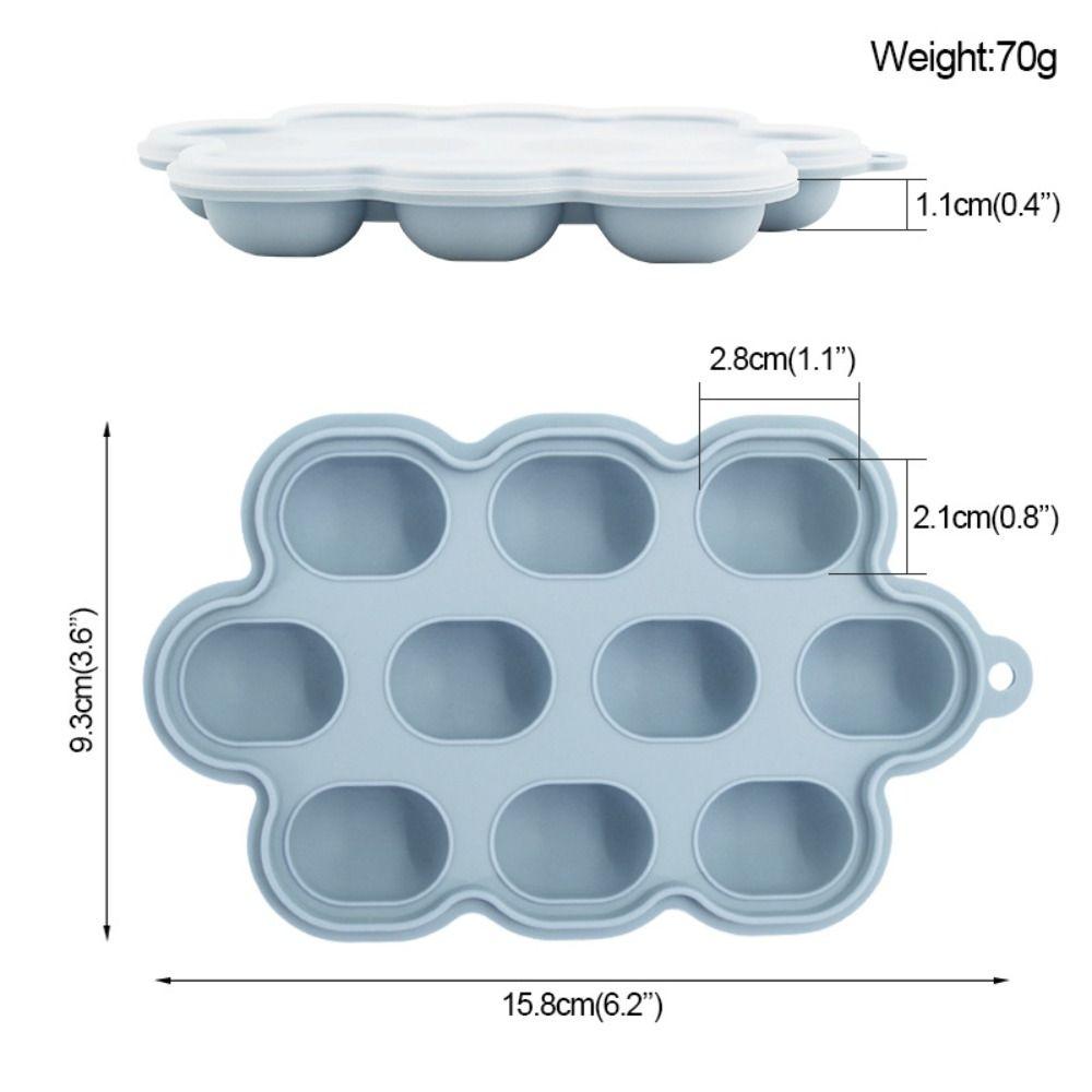 Durable Silicone Nibble Freezer Maker BPA Free Baby Fruit Food Feeder Teether Tray  Infant