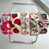 Pretty Knitting Floral Embroidery Tape Knotted Hairbands for Women Girls Shopping Party Photography Head Wears