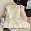 Spring Floral Vest for Women: Chinese Style, Plus Size, Mid-Aged Fashion