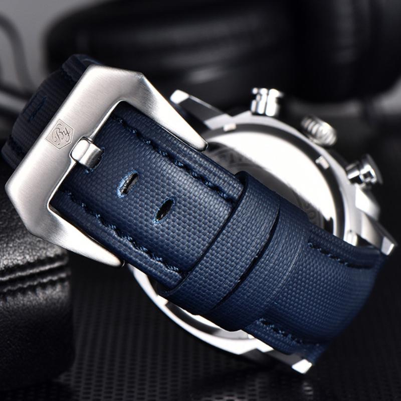 BENYAR Men's Fashion Sports Multi Functional Waterproof Calendar Business Quartz Watch