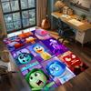 Cute Inside Out Emotions Rug Carpet Large Area Rug Non Slip Washable Floor Mat Gamer Room Bedroom Home Decor
