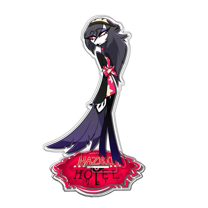 Hazbin Hotel Alastor Angel Dust Charlie Octavia Stella Standee Anime Game Collection Acrylic Material DIY Desktop Decoration Toy