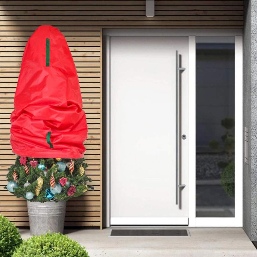 Easy Storage Vertical Christmas Tree Bag, Waterproof and Resistant Protective Cover, Portable Design for 36x25 Inch