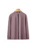 Unisex Stand Collar Fleece Jacket: Warm, Windproof, Casual Sports Top for Autumn and Winter
