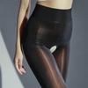 Oil Shiny Tights 8D Ultra Thin Transparent Glossy Smooth Stockings Women Sexy Open Crotch High Waist Pantyhose