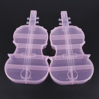 PVC Fächer Verstellbare Gitarren Aufbewahrungsbox Schmuck Präsentations Organizer