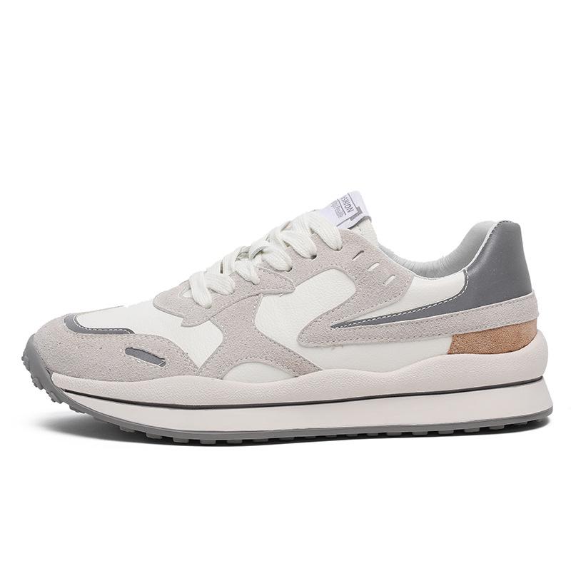 

Женские белые кроссовки на плоской подошве — модный стиль Форреста Гампа, размеры 32-33 и 41-43 34 серый