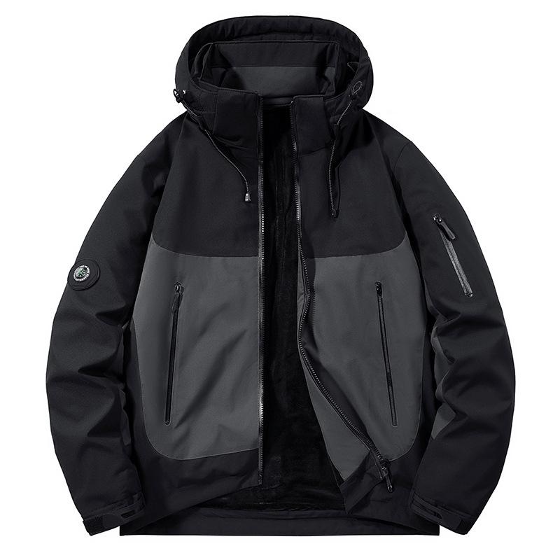 Autumn and Winter New Men's Coat Waterproof, Soft and Comfortable, Skin-friendly, Warm, Scratch-resistant and Wear-resistant, Casual