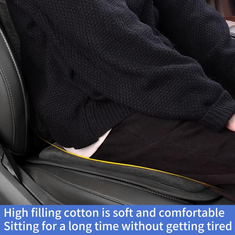 Ergonomic Comfortable Flannel Car Seat Cushion, Enhances Comfort & Support, Ideal for Office Chairs, Home Desks, Long Car Drives