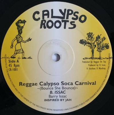 Disco de 12 polegadas BARRY ISSAC / COLD AS ICE - Reggae Calypso Soca Carnaval / Ice CR1001 Calypso Roots UK Reggae, Ska & Dub Usado