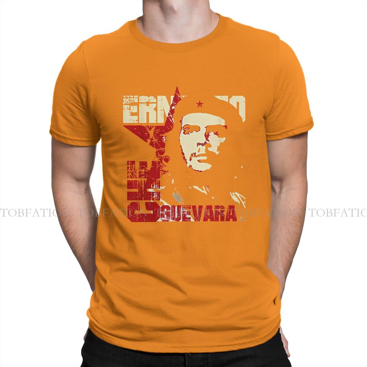 

Che Guevara Ernesto Cuban Revolution Marxist TShirt Men Gothic Oversized Casual Crewneck Cotton T Shirt 4XL