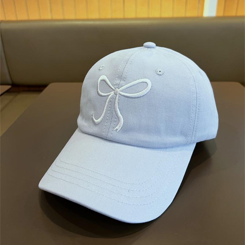 Hat Female peaked cap Deepened and widened face Small soft top baseball cap Men's versatile letter embroidered sun hat