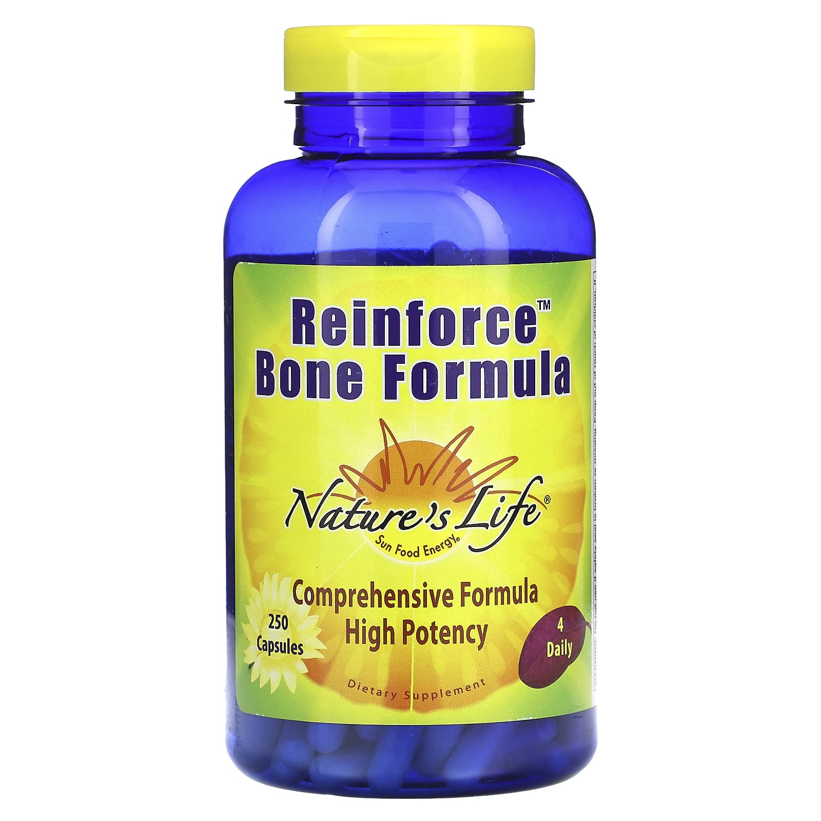 

Nature S Life, Rein Force Bone Formula, 250 Capsules