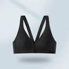 New Style Front Closure Latex Ice Silk Vest Bra, Push Up Side Gathering Back Smoothing Small Bust Enhancing Women Bra