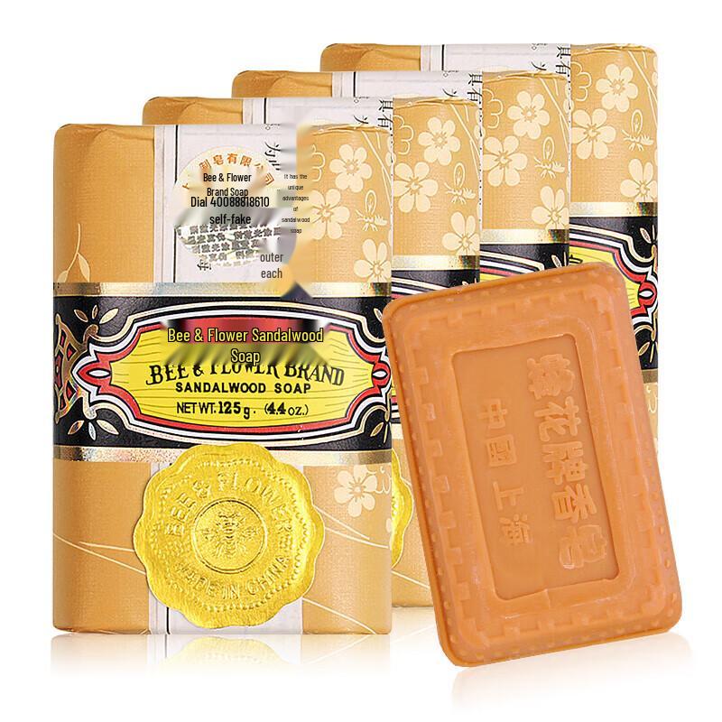 

Bee & Flower Sandalwood Soap (4 x 125g)