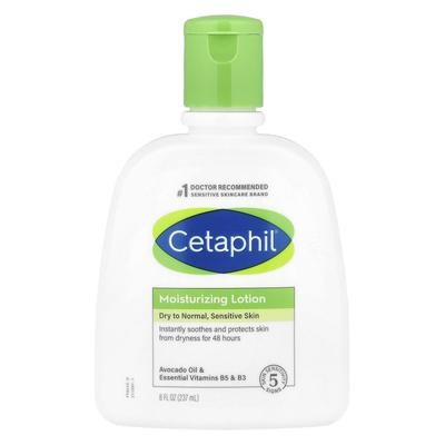 Drėkinamasis losjonas, Sausai ir normaliai odai, Jautriai odai, 237 ml(8 fl oz)
