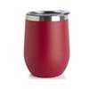 12 OZ Stainless Steel Wine Tumbler with Lid,Wine Glass Tumbler Double Wall Vacuum Insulated Travel Tumbler Cup for Coffee, Wine