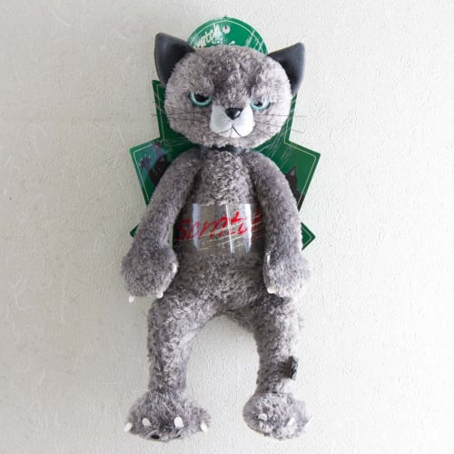 

Naito Design Institute Scratch Plush Toy (L) Cat Height 38cm Gray