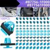 100Pcs Side Rocker Panel Retainer Moulding Door Trim Clips Fastener Fit for Hyundai Santa Fe Kia Sportage 877561F000 87756-1F000