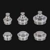 1PC Brass Chrome Threaded Male Malleable Round Head Pipe Plug DN15 DN20 DN25 for Water Gas Oil BSPT 1/2 3/4 1 Inch