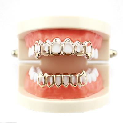Hip Hop Teeth Top And Bottom Mouth Teeth Grills Fashion Removable