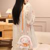 Plush Toy Rabbit Bags Backpack Cartoon Animal Style Girls Party Wear Casual