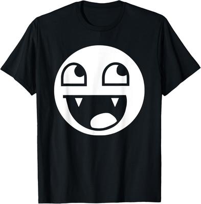 Epic Face Vampire Y2K Streetwear, Emo T-Shirt