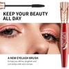 Mascara YANQINA 4D Mascara nero per ciglia lunghe impermeabili in fibra di seta