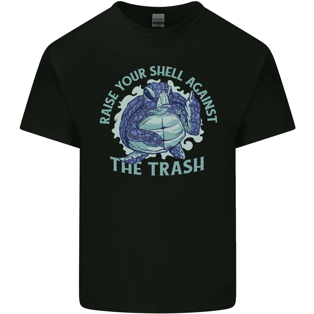 Offensive Turtle Environment Climate Change Kids T-Shirt Childrens