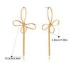 Yori Minimalist Simple Line Butterfly Tassel Earrings Waterproof Metal 18K Gold Plated Simple Daily High Quality Jewelry Gift