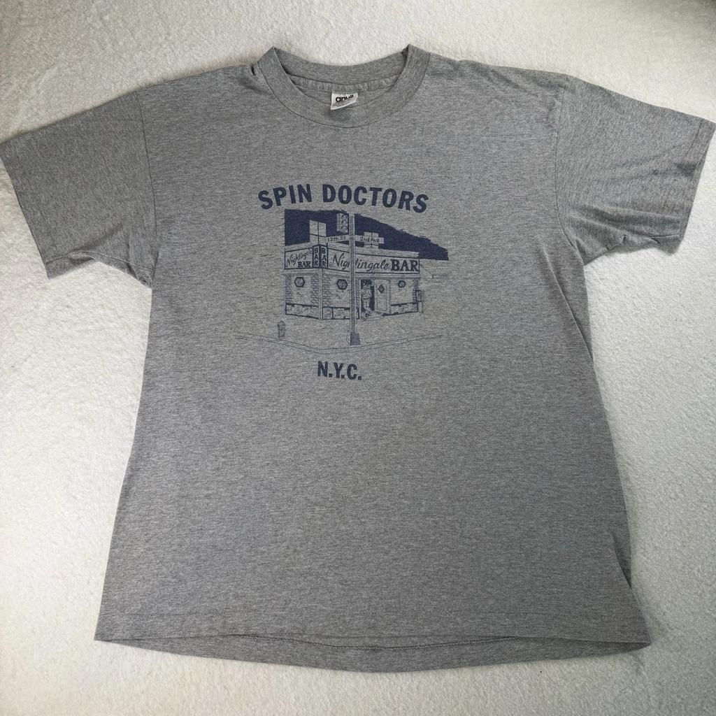 Vintage 90s SPIN DOCTORS NYC Nightingale T-Shirt 1994 Rock Single Stitch USA XL