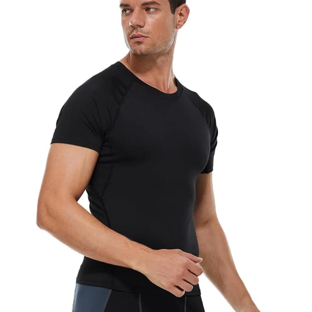Men's Compression Shirt Workout Fitness Sport Rash Guard  Athletic QuickRunning Gym Comfortable Fashion Breathable Dry Tops