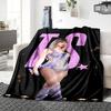 Taylor Swift'S Glittery Performance Blanket Soft Throw Blanket For Home Bedroom Bed Sofa Travel Office Solid Christmas Blanket