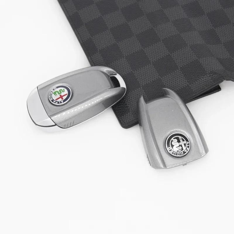 Car Key Cover Replacement Key Case Alfa Romeo Giulia Stelvio Tonale Carbon Fiber StyleY