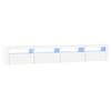 Vidaxl TV Cabinet with LED Lighting, White, 240X35X40 Cm