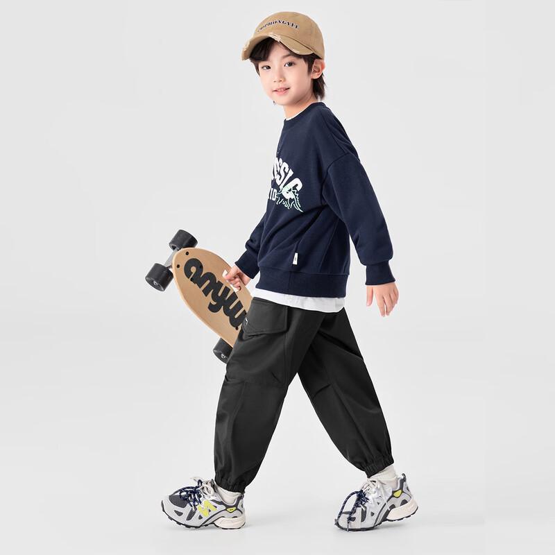 Boys' Loose Fit Soft Shell Outdoor Cargo Pants
