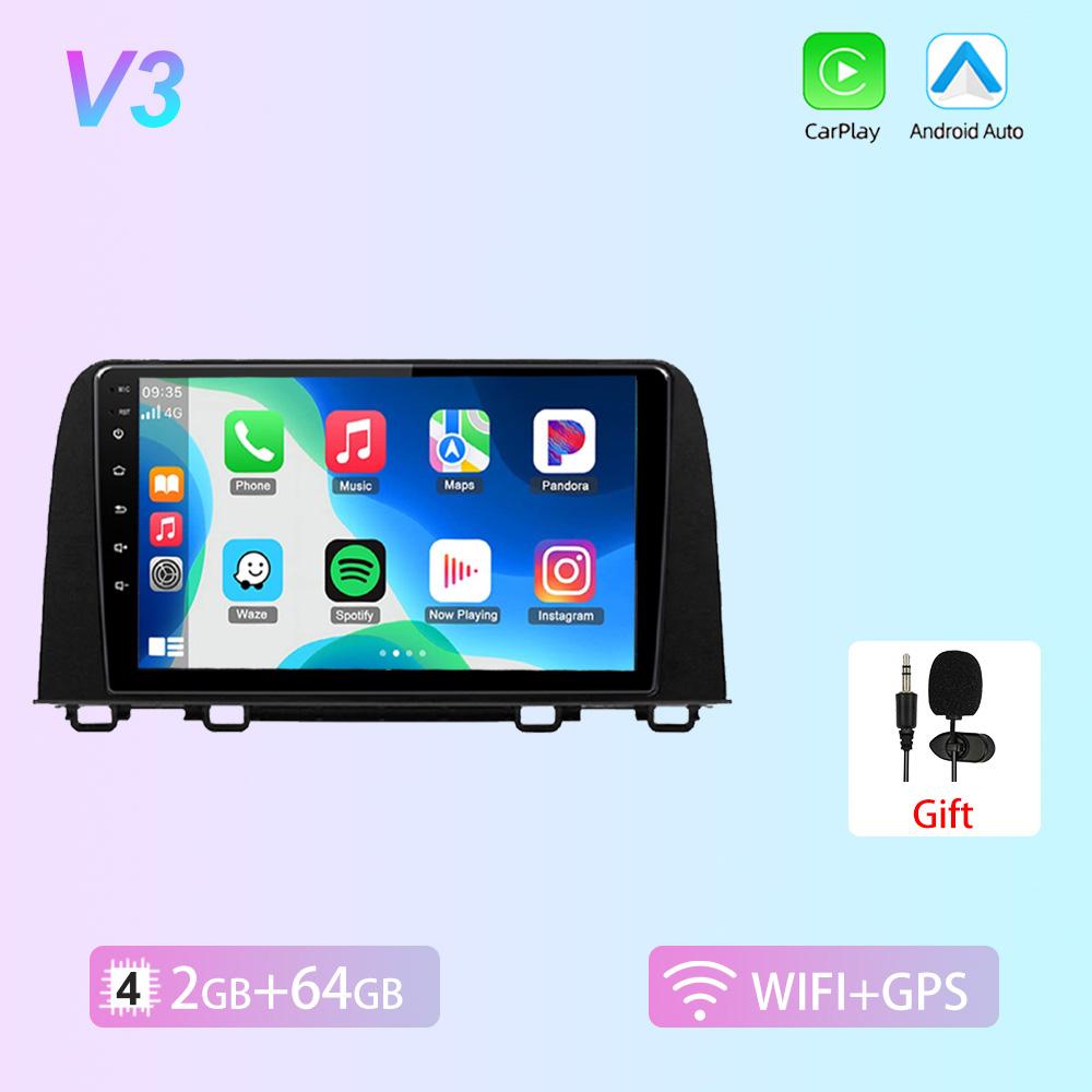 

Автомобильное радио REAKOSOUND Android для Honda CRV 2016 2017 2018 2019 2020 2021 мультимедийный видеоплеер навигация GPS Carplay стерео gift for mic