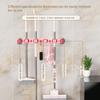Non Punching Suction Cup Mop Holder Plastic Broom Storage Rack Multifunctional Mop Clamp  Bathroom