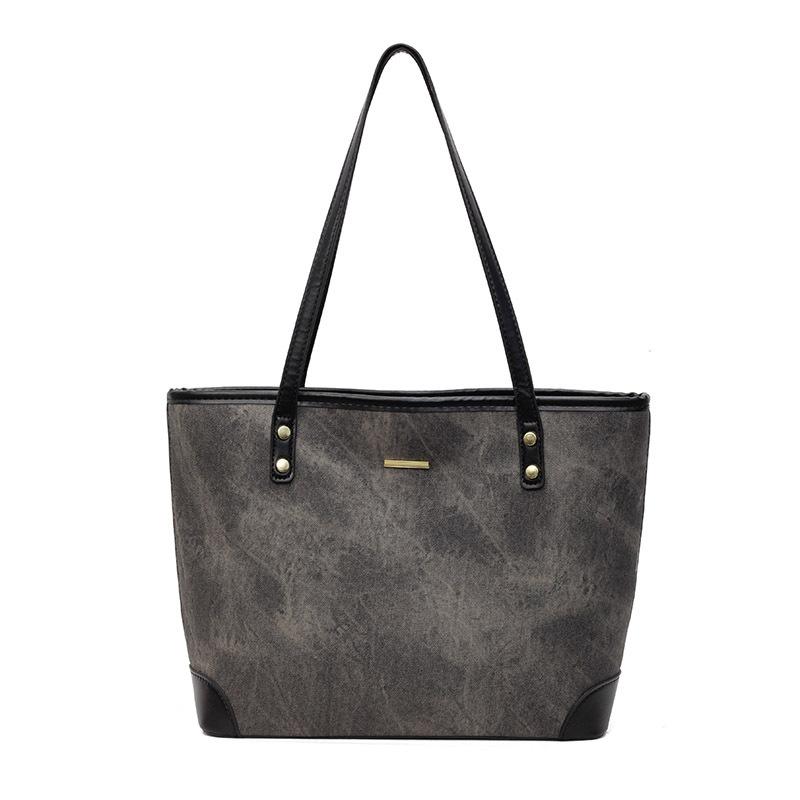 Casual large-capacity tote bag women's new large bag high-end niche commuter bag trendy shoulder bag