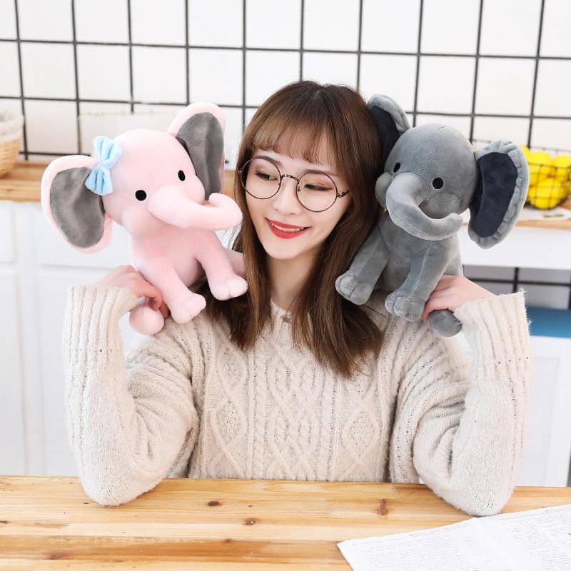 Soft Elephant Plush Toy - Baby Sleep Companion Pillow & Children's Birthday Gift