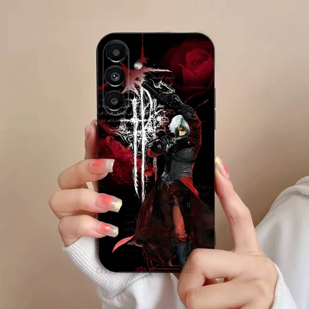 Dante D-Devil M-May Cry D-DMC2 Phone Case For Samsung Galaxy S21 22 23 24 S25 Ultra PlusS20 FE S10 Plus  Cover Funda