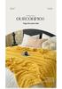 Three-Dimensional Jacquard Velvet Blanket - Tawny Flannel Sofa Cover