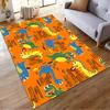 Colorful Cartoon Dinosaur Pattern Kids Carpet for Playroom Decor Suitable for use as an anti-slip for living room bedroom sofas